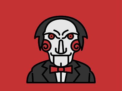 Horror Movie Characters - Billy The Puppet billy character flat horror icon movie puppet saw the