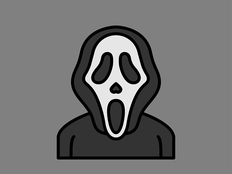 Horror Movie Characters - Ghostface by Selin Koseoglu on Dribbble