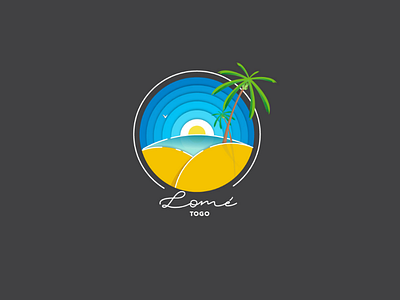 Snapchat geofilter beach filter geofilter illustration palm trees snapchat sun ui