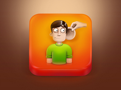 App Icon app character eye hand icon transformation