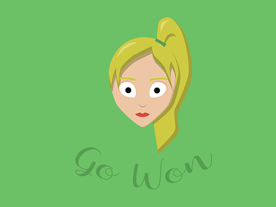 Go Won (from Loona) chaewon character fanart go won illustration illustrator kpop loona loona fanart loonatheworld park chaewon vector art vectorart