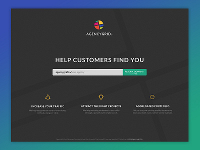 Agencygrid.io Pre-launch Site