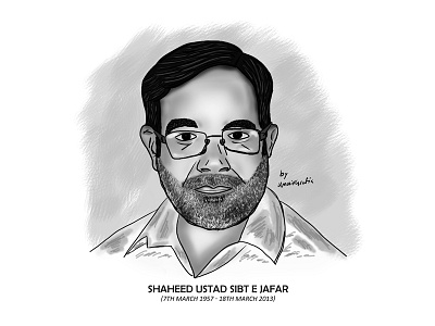 Ustad Sibt e Jafar Digital Portrait