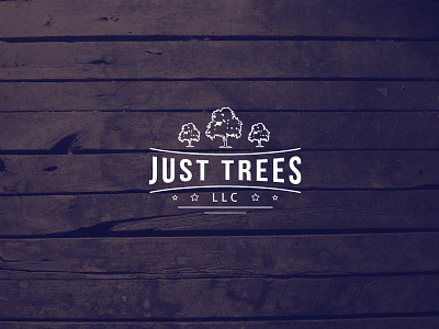 Just Trees LLC Logo branding emblem icon identity logo vintage woods