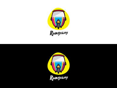 Rangshay Logo art branding icon identity illustration logo vector