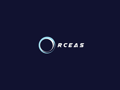 Orceas Logo circle icon logo minimal motion sports water