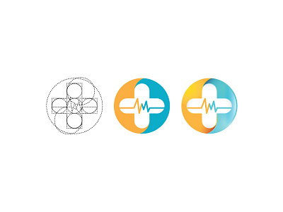 Custom Medical Logo Icon Construction