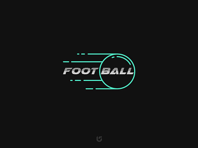 Football Line Style Logo branding football icon lineart logo minimal soccer