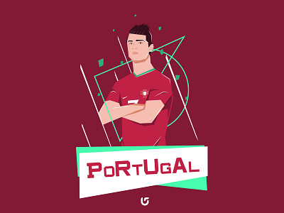 Cristiano Ronaldo Illustration Fifa2018 character cristiano fifa football illustration portugal ronaldo vector worldcup