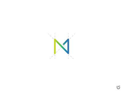 MN Logo brand Initials logo branding icon identity letter logo m mark n pakistan