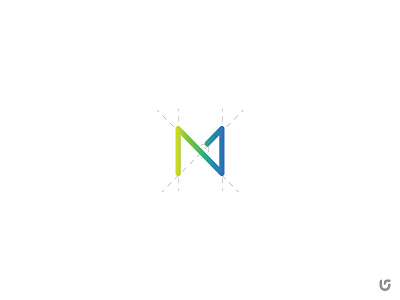 MN Logo brand Initials logo