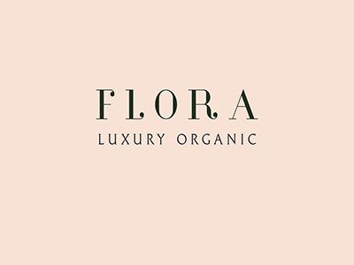 Flora cosmetic flora logo organic