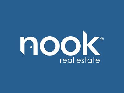 Real Estate Logo - Nook brand branding graphic standard manual gsm logo real estate