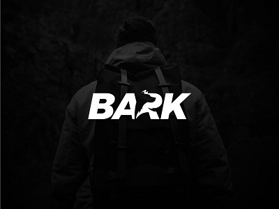 Bark bark dog logo outdoor travel