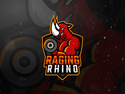 Raging Rhino Logo Design