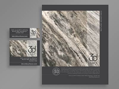 3dLUXE Ad Campaign 4 ad ads banner campaign magazine minimal modern print set surfaces web