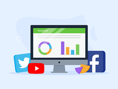 Social Media Analytics Tools analysis analytics banner computer design form headerbanner illustration jotform social media