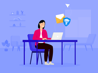 8 HIPAA-compliant Email Alternatives for Therapists banner bannerdesign collection design email form headerbanner illustration jotform list office therapist ui