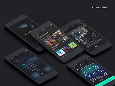 I🖤movies app buying cinema concept flow ios mobile movies tickets ui ux