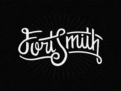 Fort Smith arkansas fort smith graphic design lettering logotype snapchat t shirt