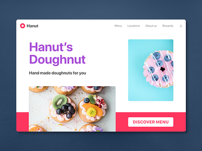 Doughnut Website Concept