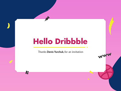 Hello Dribbble