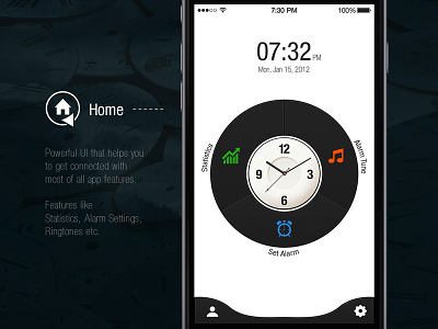 Alarm Mobile App alarm app home mobile screen set alarm time tune