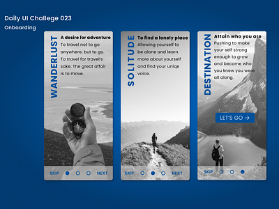 Daily UI 023 - Onboarding