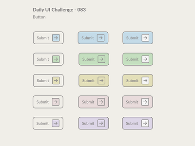 Daily UI 083 - Button 083 button buttons color dailyui figma submit ui xd