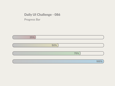 Daily UI 086 - Progress Bar