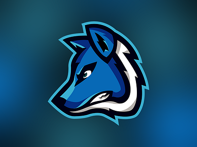Wolf Mascot Logo logo mascot mascotlogo wolf wolflogo