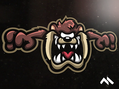 Taz Mascot logo