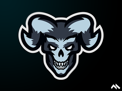 Ice Demon Mascot logo