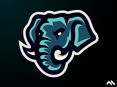 Elephant mascot logo