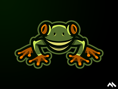 Frog Mascot Logo artist branding buylogo frog identity illustration logo logomascot mascot mascotlogo