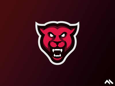 Panther Mascot Logo