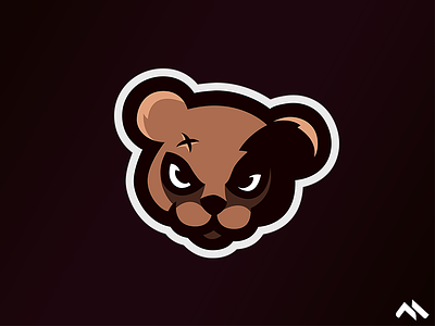Teddybear Mascot Logo buylogo logo logomascot mascot mascotlogo teddy teddy bear teddybear