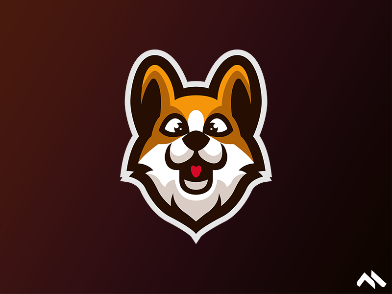 Corgi Mascot logo illustration doggo corgi dog buylogo logomascot mascotlogo logo mascot