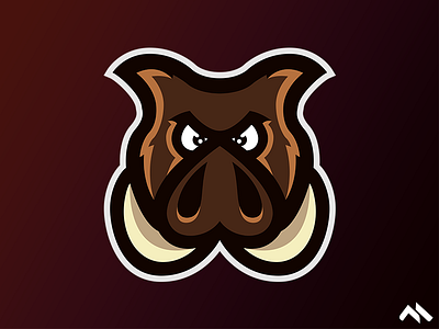 Hog Mascot logo