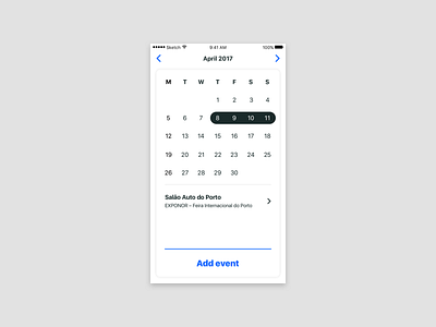 Date Picker app calendar challenge daily dailyui date mobile page picker ui ux