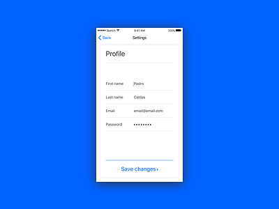 Settings app challenge daily dailyui mobile profile settings ui ux