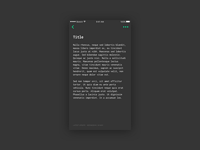 Notes Widget