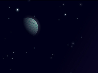 Space sketch planet space star stars univers vectorial