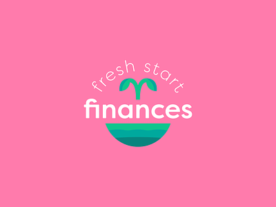 Fresh Start Finances Logo Concept concept finance logo