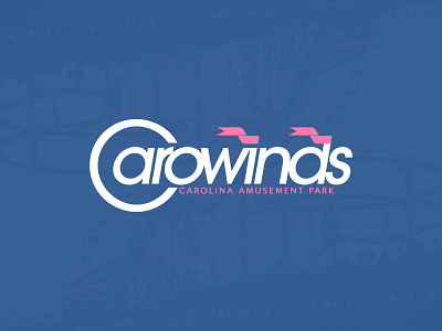 Carowinds Rebrand amusement park branding carolina concept idea logo logo design north carolina rebrand redesign rollercoaster south carolina