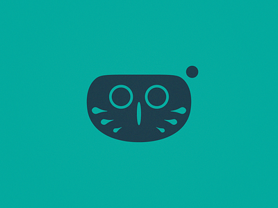 Screech Owl Icon abstract animal icon logo owl owl logo screech weekly warm up