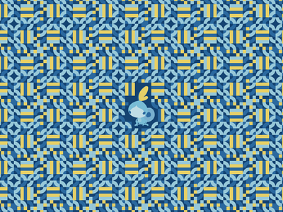 Sobble Wallpaper geometric pattern patterns pokemon shield sobble sword video game videogame videogames wallpaper water