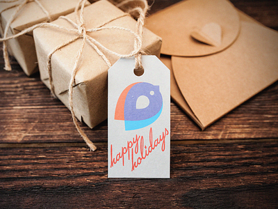 Happy Holidays from 3 Birds 3 birds automotive christmas digital font gift happy holiday holidays marketing mockup tag typography weekly warm up