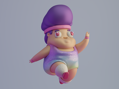Be free. 3d design character illustration