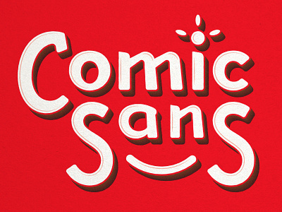 Comic Sans Transformation brand design branding custom type design hand lettering lettering logo logotype type type design typography